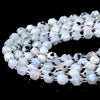 6MM Rainbow Moonstone Gemstone Grade A Faceted Prism Double Point Cut Loose Beads (D213)