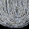 4X3MM Natural Labradorite Gemstone Grade AAA Micro Faceted Rondelle Loose Beads 15 inch Full Strand (80016395-P62)