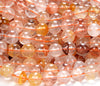 Natural Hematoid Golden Red Gemstone Grade AAA Round 8MM 9MM 10MM 13MM 14MM 16MM Loose Beads (D280)