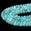 4MM Amazonite Gemstone Grade AAA Micro Faceted Round Loose Beads 15.5 inch Full Strand (80009124-P14)