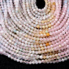 2MM Natural Beryl Morganite Aquamarine Heliodor Gemstone Grade AAA Micro Faceted Round Loose Beads 15.5 inch Full Strand (80009341-P26)