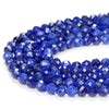 4MM Natural Sodalite Gemstone Grade AAA Micro Faceted Round Loose Beads 15.5 inch Full Strand (80009422-P31)