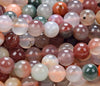 Natural Rainbow Chalcedony Agate Gemstone Grade AAA Round 4MM 6MM 8MM 10MM 11MM 12MM Loose Beads (D244)