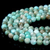 4MM Natural Amazonite Gemstone Grade AA Micro Faceted Round Loose Beads 15 inch Full Strand (80016230-P51)