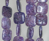 18X18mm Purple Lepidolite Gemstone Grade AA Square Loose Beads 16 inch Full Strand (90188257-670)