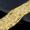 Natural Yellow Opal Gemstone Grade AA Round 2MM 3MM Loose Beads 15 inch Full Strand (P60)