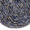 5MM Natural Iolite Gemstone Grade A Micro Faceted Round Loose Beads 15.5 inch Full Strand (80009443-P33)