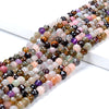 Natural Multi Color Mix Stones Gemstone Micro Faceted Round 5MM 6MM Loose Beads (P76)