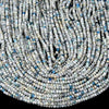 3X2MM Natural K2 Stone Gemstone Grade A Micro Faceted Rondelle Loose Beads 15 inch Full Strand (80016380-P61)