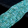 4MM Amazonite Gemstone Grade AAA Micro Faceted Round Loose Beads 15.5 inch Full Strand (80009124-P14)