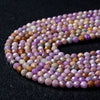 3MM Natural Phosphosiderite Gemstone Grade A Micro Faceted Round Loose Beads 15 inch Full Strand (80009414-P31)