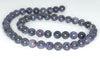 6mm Black Purple Lepidolite Gemstone Grade AB Round Loose Beads 16 inch Full Strand (90188377-650)
