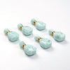 35X18X13MM Natural Green Moonstone Gemstone Perfume Bottle Pendant Faceted, Essential Oil Bottle Beads 1 Bead (80017232-P70)