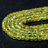 3MM Natural Peridot Gemstone Grade AA Micro Faceted Cube Loose Beads (P44)