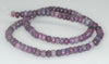 6X4mm Voilet Purple Lepidolite Gemstone Grade A Rondelle Loose Beads 16 inch Full Strand (90188002-673)