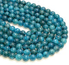 Green Blue Apatite Gemstone Grade AAA Round 6mm 8mm Loose Beads (A264)