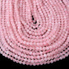 5MM Natural Rose Quartz Gemstone Grade AA Micro Faceted Round Loose Beads 15 inch Full Strand (80016337-P58)