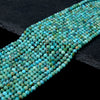 Natural Green Blue Turquoise Gemstone Grade AA Micro Faceted Round 2MM 3MM Loose Beads (P69)