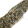 5MM Natural Labradorite Gemstone Micro Faceted Round Loose Beads 15.5 inch Full Strand (80015389-P46)