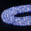 Natural Tanzanite Gemstone Grade AAA Micro Faceted Round 3MM 4MM Loose Beads (P45)