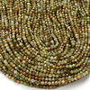 Natural Green Garnet Gemstone Grade AA Micro Faceted Round 3MM 4MM Loose Beads 15 inch Full Strand (P52)