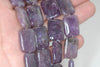 20X15mm Lavender Purple Lepidolite Gemstone Grade A Rectangle Loose Beads 7.5 inch Half Strand (90187891-667)