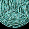 4MM Natural Green Amazonite Gemstone Grade AAA Micro Faceted Round Loose Beads 15 inch Full Strand (80016257-P52)