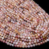 4MM Pink Opal Gemstone Grade AA Micro Faceted Round Loose Beads 15.5 inch Full Strand (80009279-P25)