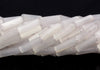 13x4mm Selenite Gemstone Round Tube Loose Beads 15.5 inch Full Strand (80007517-A263)
