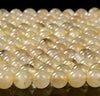 Natural Golden Rutilated Quartz Gemstone Grade A Round 5MM 6MM 7MM 8MM 9MM Loose Beads (D248)
