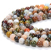 Natural Ocean Jasper Gemstone Round 3MM 4MM 5MM Loose Beads 15 inch Full Strand (D292)
