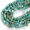 100% Natural Genuine Turquoise Green Blue Gemstone Pebble Nugget Chip 8-12MM Beads (D86)