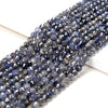 Natural Iolite Gemstone Grade AA Micro Faceted Round 5MM 6MM Loose Beads 15 Inch Full Strand (P67)