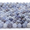 8MM Natural Iolite Gemstone Grade AA Round Loose Beads (D313)
