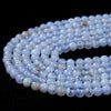 3MM Natural Blue Lace Agate Gemstone Round Loose Beads 15 inch Full Strand (80009582-P47)