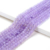 Natural Lavender Amethyst Gemstone Grade AA Micro Faceted Round 5MM 6MM Loose Beads 15 inch Full Strand (P58)