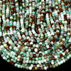 4MM Natural Chrysoprase Gemstone Grade A Micro Faceted Square Cube Loose Beads (P68)