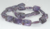 20X15mm Lavender Purple Lepidolite Gemstone Grade A Rectangle Loose Beads 7.5 inch Half Strand (90187891-667)