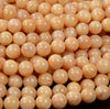 Natural Orange Yellow Feldspar Sunstone Gemstone Grade AAA Round 7MM 8MM 10MM Loose Beads (D316)