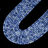 4X2MM Blue Aventurine Gemstone Heishi Discs beads Loose Beads (P17)